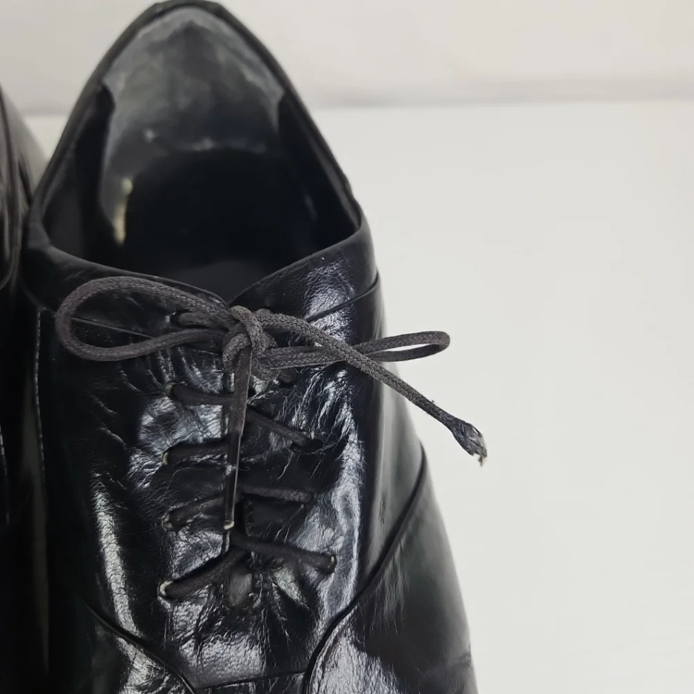 🛍Stacy Adams Leather Upper And Out Sole Balance Men Shoes 9 1/2 M Made In India
